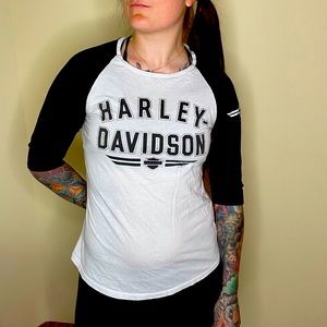 Harley Davidson Baseball tee
